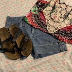 Mossimo blue jean shorts size 5